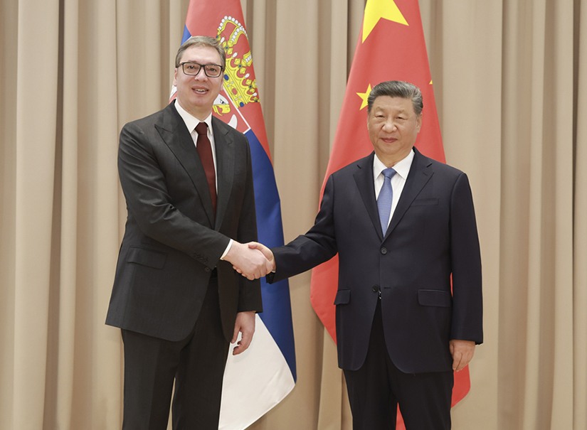 習(xí)近平會(huì)見(jiàn)塞爾維亞總統(tǒng)武契奇