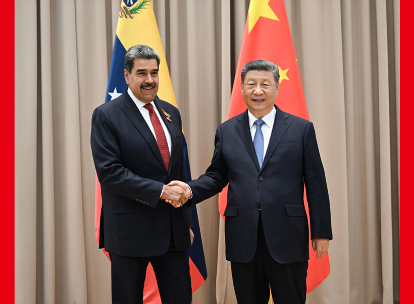 習(xí)近平會(huì)見(jiàn)委內(nèi)瑞拉總統(tǒng)馬杜羅